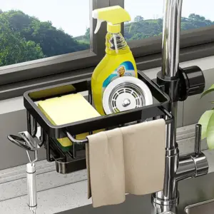 Last Day Sale Off 49% – Kitchen Sink Faucet Organizer