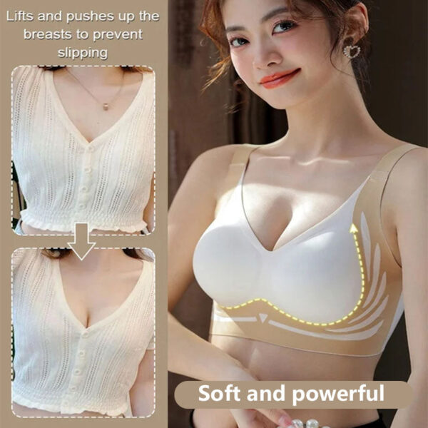 Lifting Anti-Sagging Wire-Free Push-up Bra