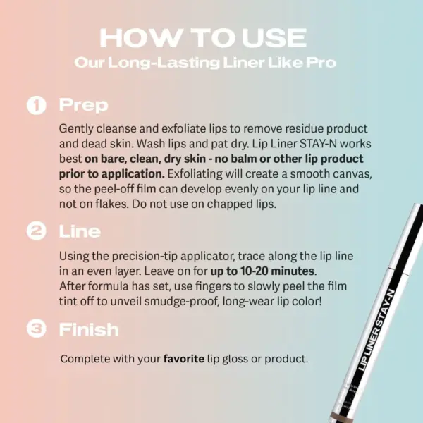 Lip Liner Peel Off - buy 1 get 1 free