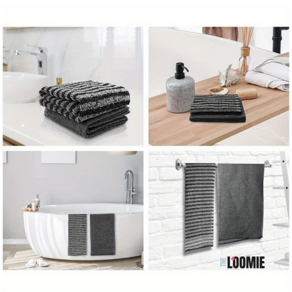 LOOMIE Exfoliating Shower Towel