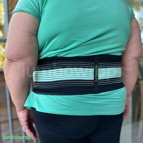 Lumbowrap - The Plus Size Hip & Lower Back Wrap For Big Waists (Arthritis, Spinal Stenosis, Sciatica, Herniated Discs, Obesity)