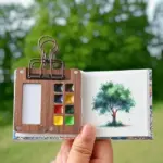 Mini Paint Palette Travel Kit