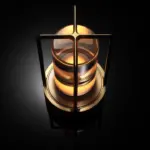 Miviano Lantern Cordless Crystal Table Lamp