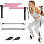 Multi-Function Pilates Bar (Pink)