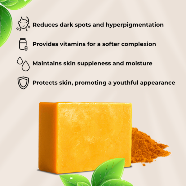 Natural Handmade Turmeric Brightening Soap