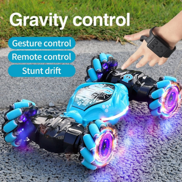 New Twist Car - All Terrains Monster Trucks for Boys Gesture RC Stunt Car 360° Flips for Age 4-12