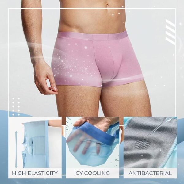 Nowazton Boxer Briefs Breathable Ice Silk