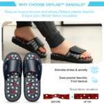 OSYLAB ACUPRESSURE SANDALS