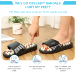 OSYLAB ACUPRESSURE SANDALS