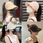 Outdoor UV Protection Hollow Top Sun Hat