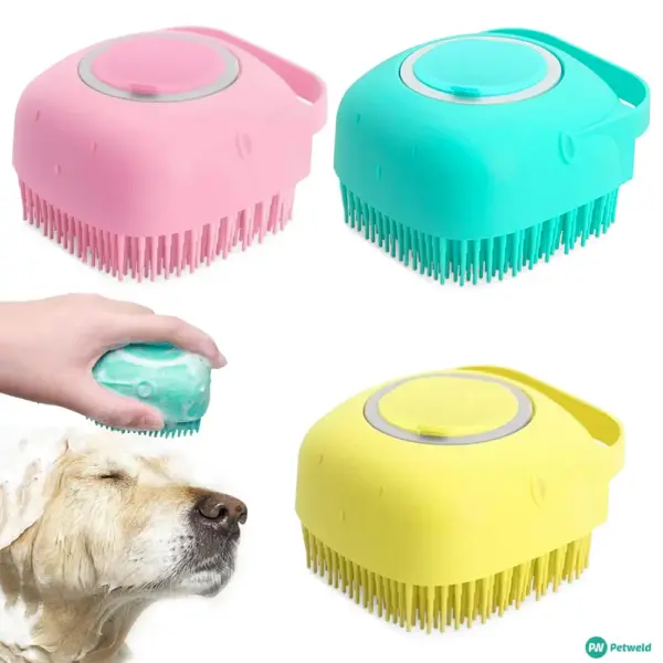 Petweld Pet Bath Shampoo Brush