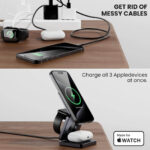 Portable 3-in-1 Wireless Charger