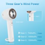 Portable Turbo Handheld Fan for Cooling, Gift for Women Men Travel/Camping/Outdoor