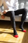 Red Prime Dress Socks