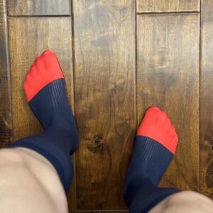 Red Prime Dress Socks