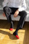 Red Prime Dress Socks