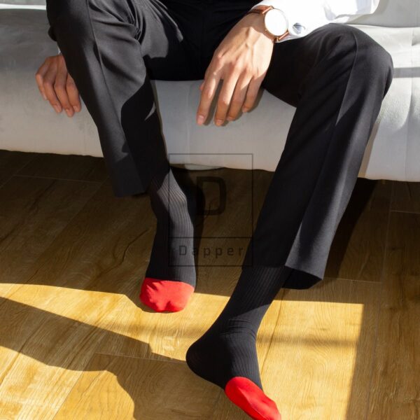 Red Prime Dress Socks