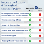 RESTRELIEF PREMIUM ERGONOMIC PILLOW