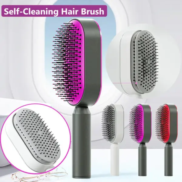 Self Cleaning Hairbrush