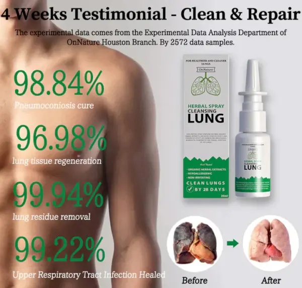 Seurico Organic Herbal Lung Cleanse Repair Nasal Spray