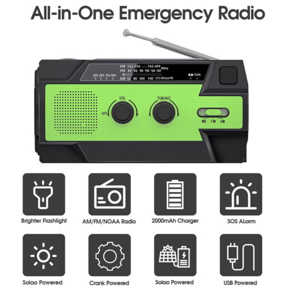 SolarNova X5 Multifunctional Solar Radio