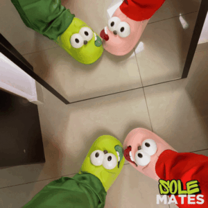 SoleMates Kissing Slippers