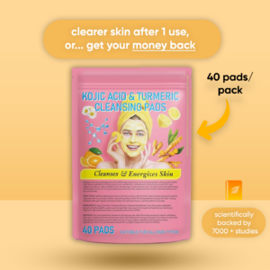 spark - turmeric & kojic acid cleansing pads