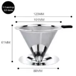 SteelBrew Reusable Tea & Coffee Filter