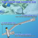 Summer Hot Sale Promotion - 49% OFF - Foam Cannon Dual Connector Accessory