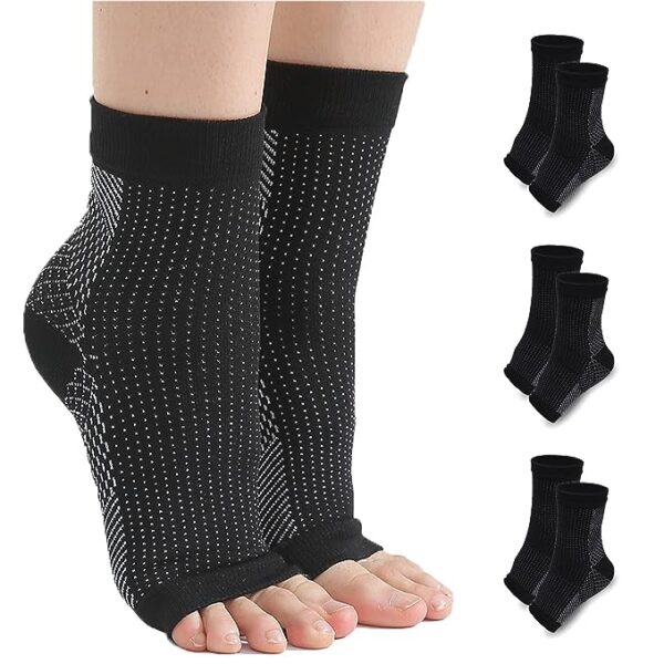 Targeted Nano-Fiber Compression Socks