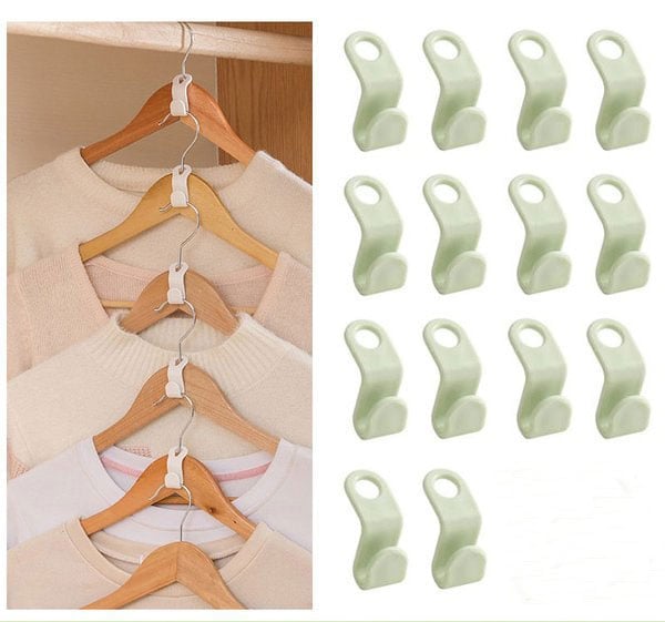 (The 2023 The best closet helper) Space-Saving Clothes Hanger Connector Hooks