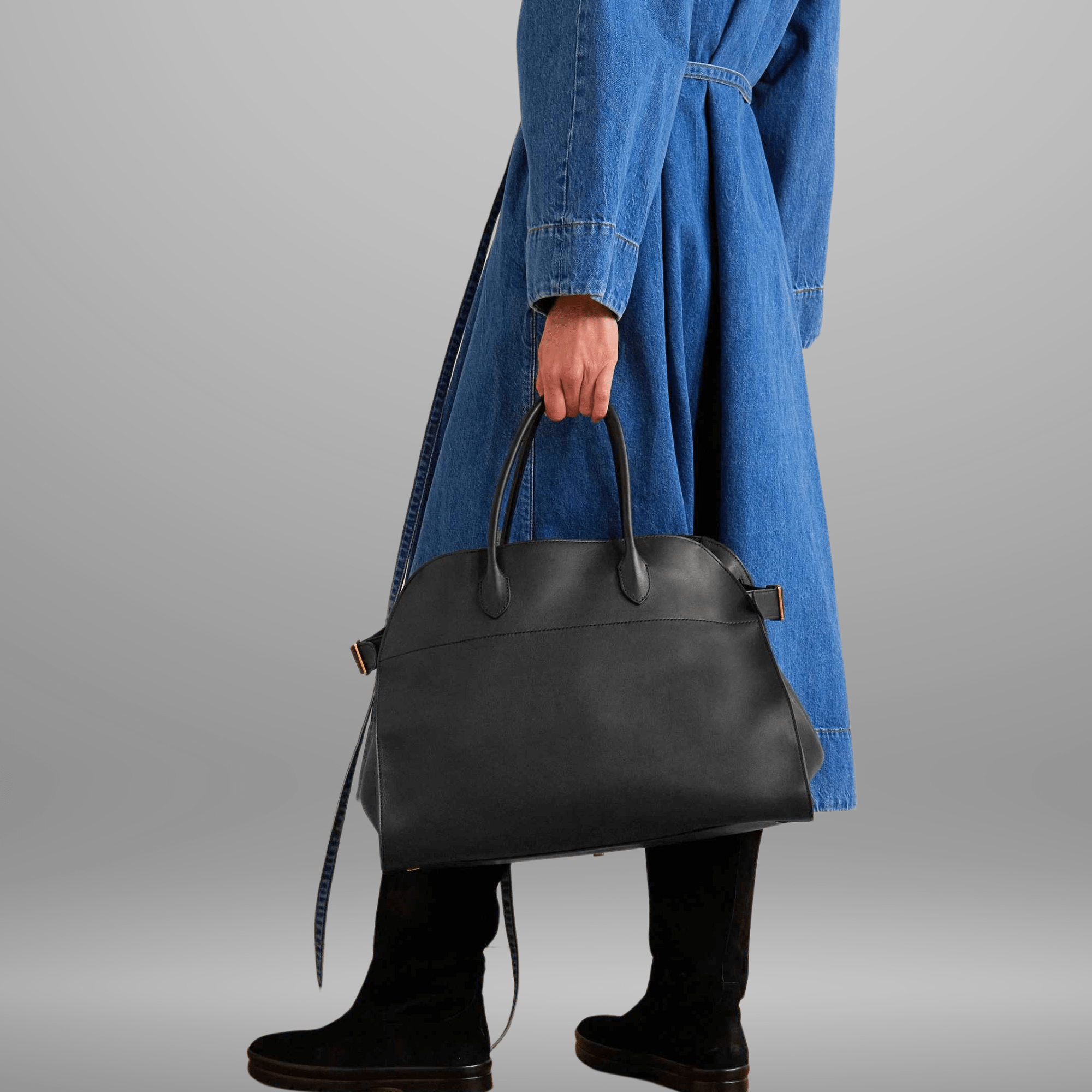 The "Row-Margaux-inspired" Luxurious Leather Tote Bag