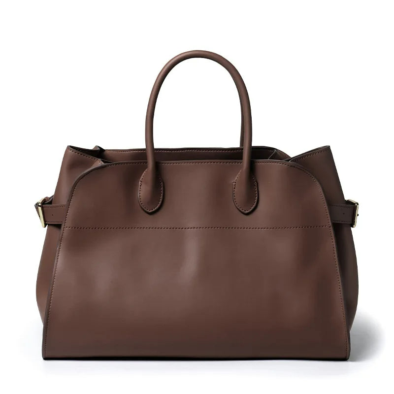 The "Row-Margaux-inspired" Luxurious Leather Tote Bag