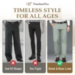 TimelessFlex - Men's High Stretch Straight Fit Pants