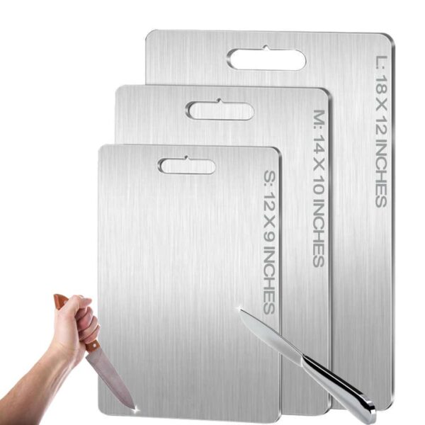 Titan Board - Food Grade Titanium Cutting Board