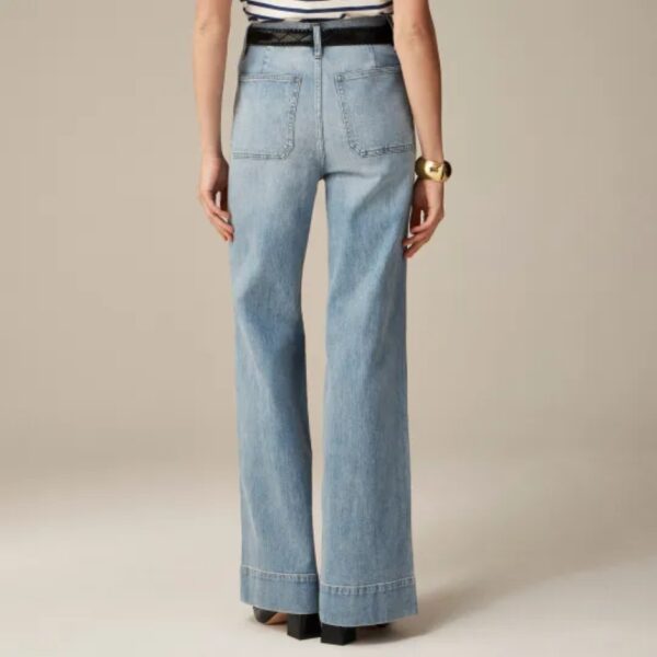 Tummy Control Sailor Wide Leg Trouser - 2024 Best Selling Jeans