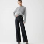 Tummy Control Sailor Wide Leg Trouser - 2024 Best Selling Jeans