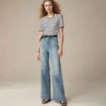 Tummy Control Sailor Wide Leg Trouser - 2024 Best Selling Jeans