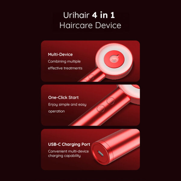 Urihair 4-in-1 Scalp Massager