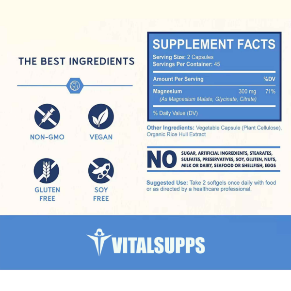 Vital Supps Triple Complex Magnesium