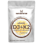 Vitamin D3 + K2 Softgels