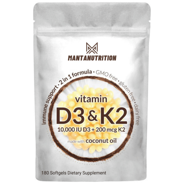 Vitamin D3 + K2 Softgels