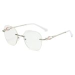 WOMEN'S DIAMOND RIMLESS ANTI-BLUE LIGHT PRESBYOPIA GLASSES