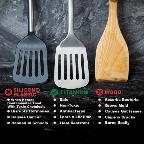 100% Pure Titanium Spatula / Utensils