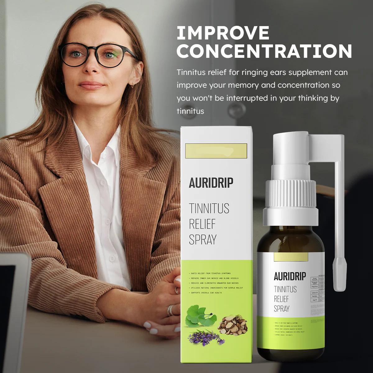 Auridrip Tinnitus Relief Spray