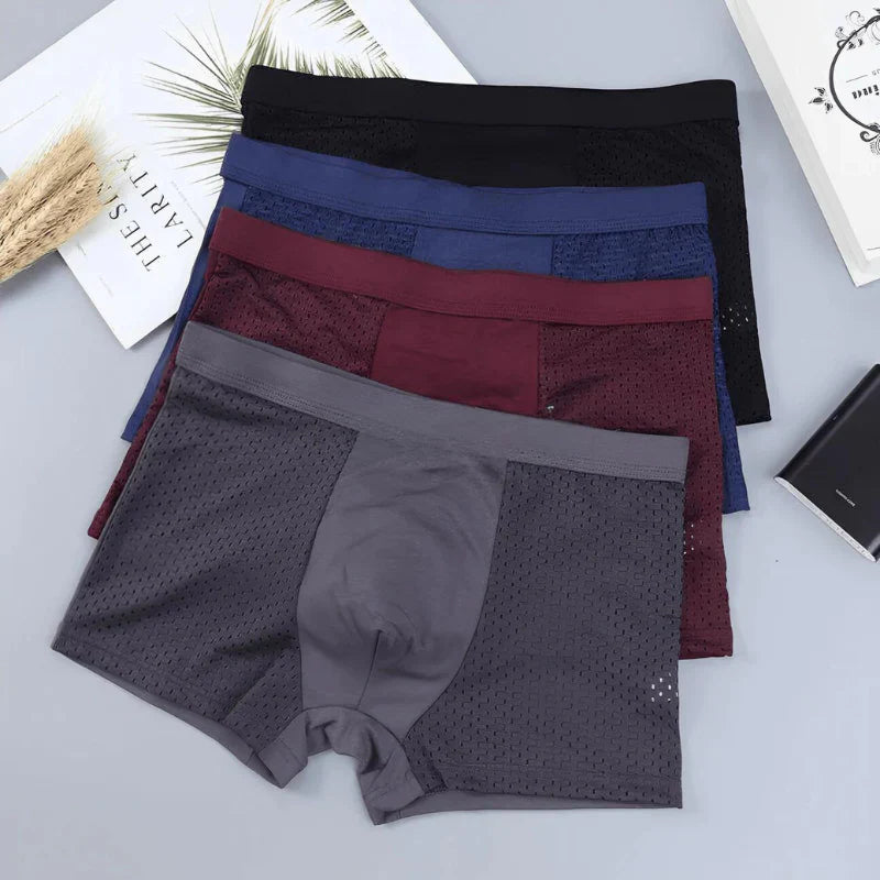 Bamboo Fiber Boxer Shorts - For All-day Comfort