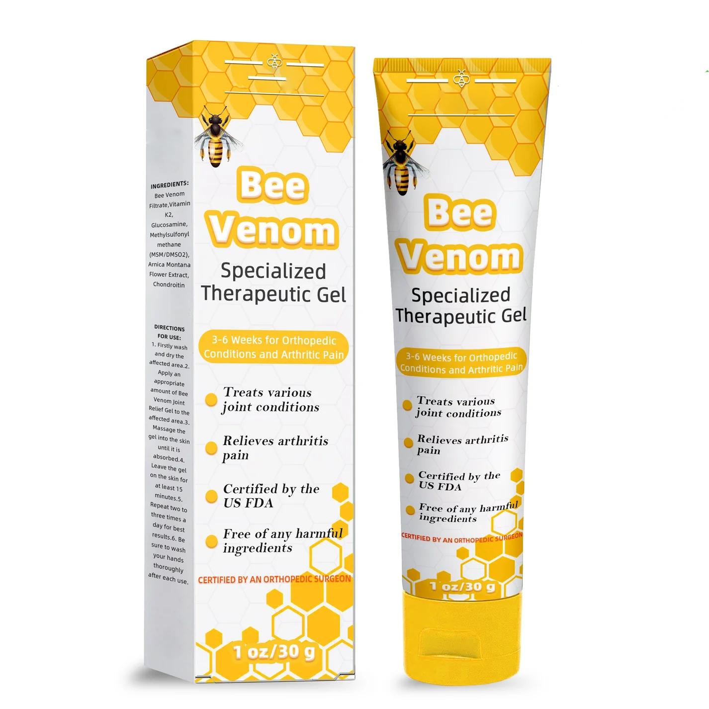 Bee Venom Joint Therapy Pain Relief Gel (New Zealand Bee Extract - Specializes in Orthopedic Diseases and Arthritis Pain)