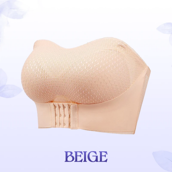 BreezyPush - Breathable Non-Slip Strapless Front Buckle Push-Up Bra