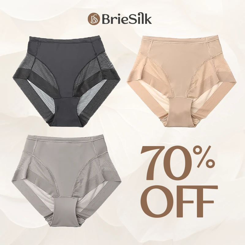 BrieSilk - Ice Silk High Waist Hiplift Panties