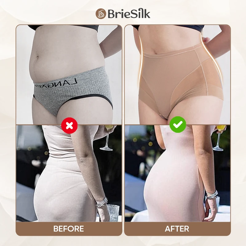 BrieSilk - Ice Silk High Waist Hiplift Panties